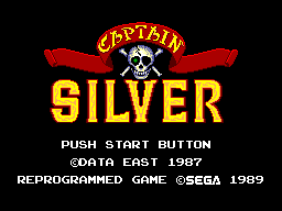 Captain Silver Title Screen